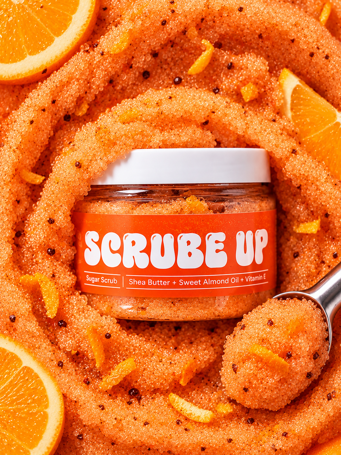 SCRUB UP - Nourishing Sugar Body Scrub (Orange) - Image 2