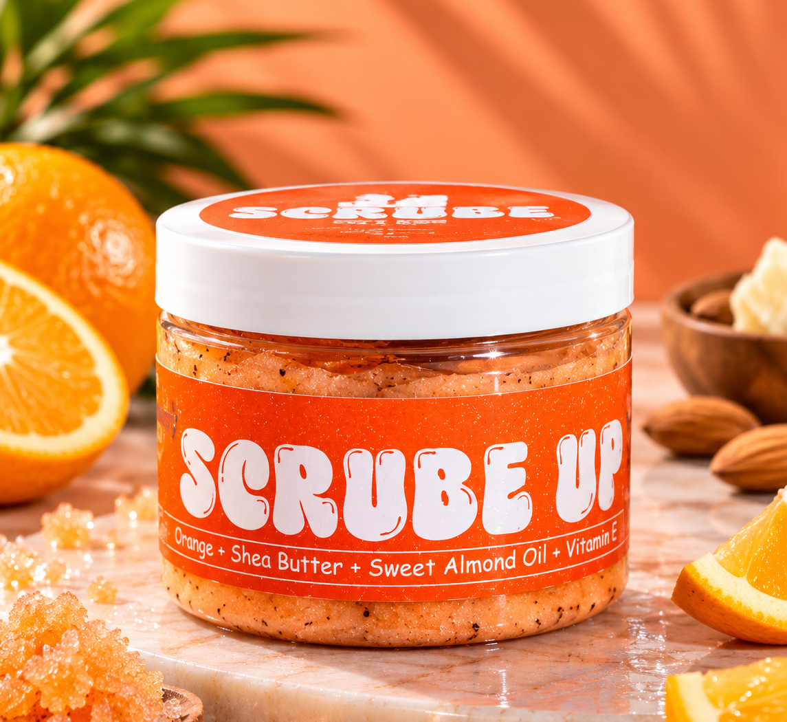SCRUB UP - Nourishing Sugar Body Scrub (Orange)